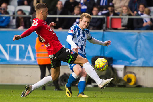 Trelleborgs Felix Hörberg och IFK Göteborgs Victor