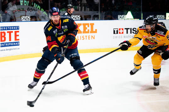 Djurgårdens Daniel Brodin och Luleås Daniel Sondell