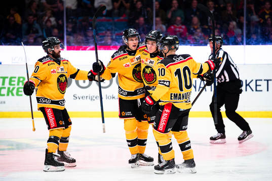Luleås spelare jublar