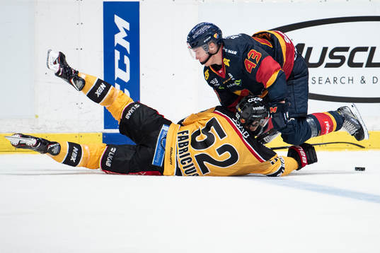 Luleås Karl Fabricius faller i en närkamp med