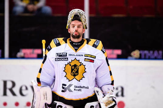 Skellefteås målvakt Gustaf Lindvall