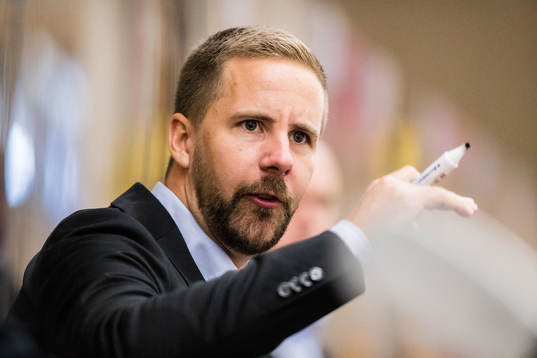 Panterns tränare Viktor Stråhle
