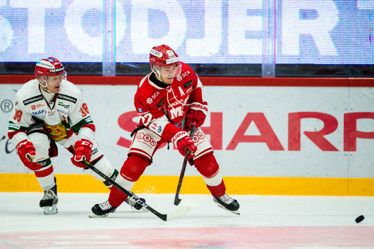 Moras Adam Massuhr och Timrås Emil Berglund