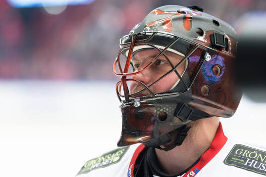 Malmö Redhawks målvakt Oscar Alsenfelt