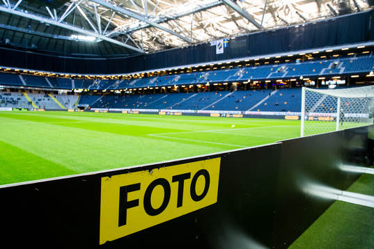 Skylt med texten