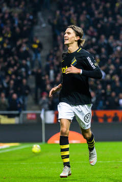 s Kristoffer Olsson jublar