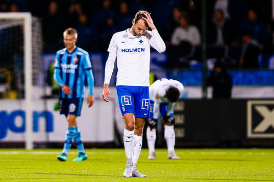 Norrköpings Lars Christian Krogh Gerson deppar