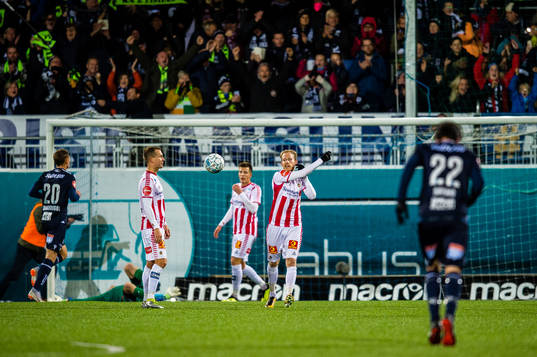 Gjermund Åsen of Tromsø looks dejected