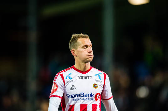 Morten Gamst Pedersen of Tromsø looks dejected