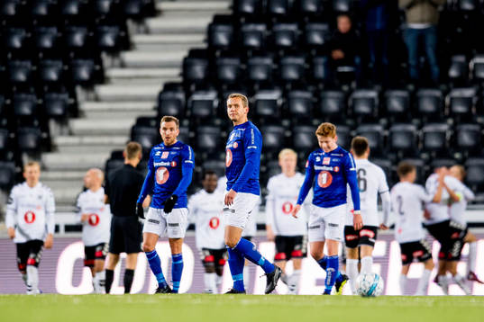 Øyvind Storflor of Ranheim looks dejected