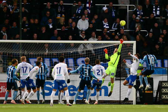 Norrköpings målvakt Isak Pettersson