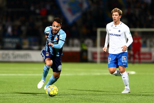 Djurgårdsspelare och Norrköpings Alexander Fransson