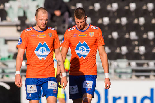Aron Elís Thrándarson and Hólmbert Fridjónsson of