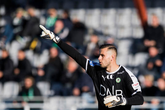 Goalkeeper Lukasz Jarosinski of HamKam