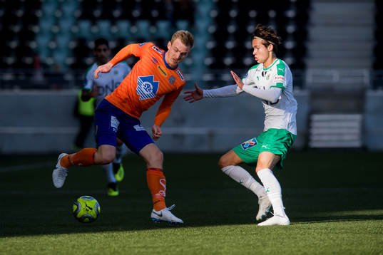Torbjørn Agdestein of Aalesund and Markus Solbakken of