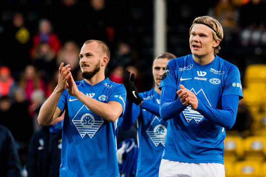 Eirik Hestad and Erling Braut Håland of Molde