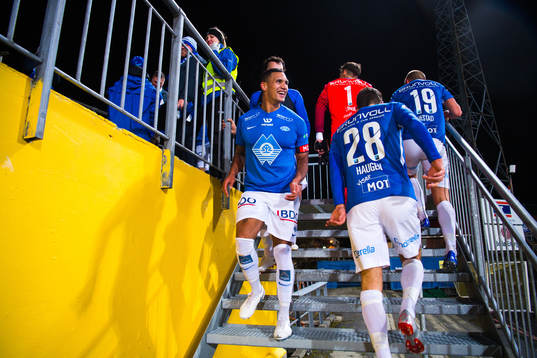 Ruben Gabrielsen of Molde celebrates