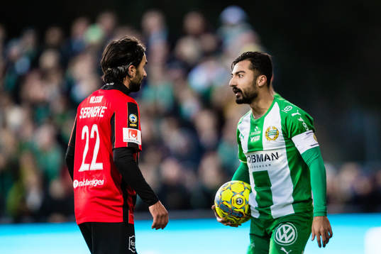 Brommapojkarnas Alexander Nilsson och Hammarbys Jiloan