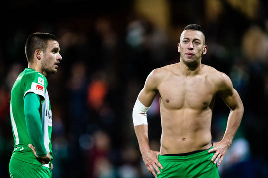 Hammarbys Nikola Djurdjic (h) med Vladimir Rodic  (v)