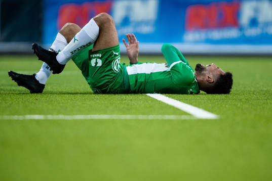 Hammarbys Imad Khalili har ont