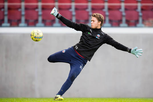 Helsingborgs målvakt Kalle Joelsson