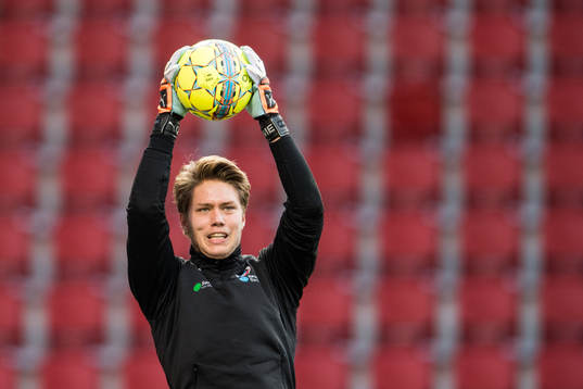 Helsingborgs målvakt Kalle Joelsson