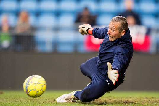 Helsingborgs målvakt Daniel Andersson