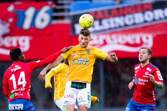 Falkenbergs Erik Pärsson och Helsingborgs Darijan Bojanic