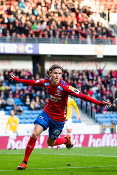 Helsingborgs Max Svensson jublar