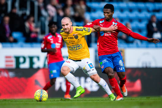 Falkenbergs Christoffer Carlsson och Helsingborgs Mohammed