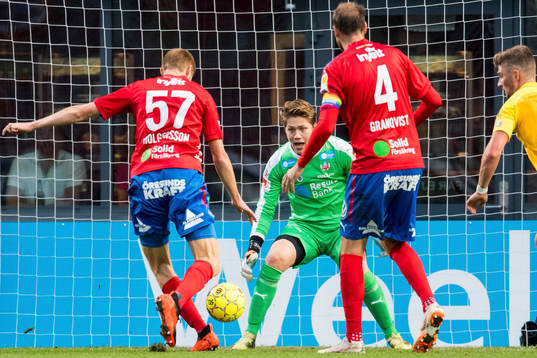 Helsingborgs målvakt Kalle Joelsson