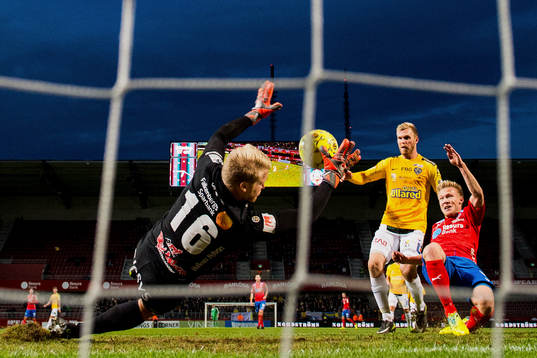 Helsingborgs Andreas Landgren oroar mot Falkenbergs