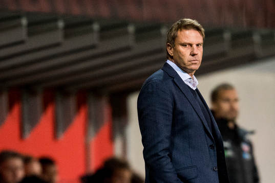 Falkenbergs tränare Hasse Eklund deppar