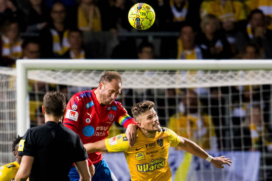 Helsingborgs Andreas Granqvist och Falkenbergs Erik Pärsson