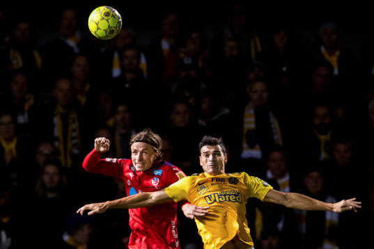 Helsingborgs Carl Johansson och Falkenbergs Zlatan