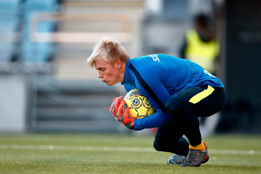 Norrköpings målvakt Isak Pettersson