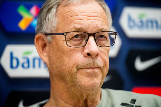 Lars Lagerbäck, head coach of Norway