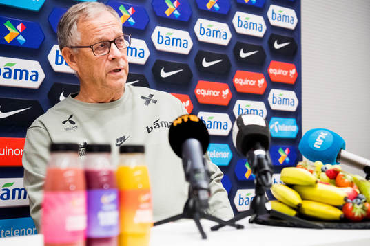 Lars Lagerbäck, head coach of Norway