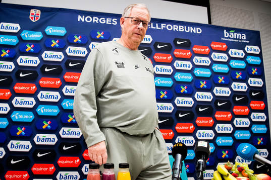 Lars Lagerbäck, head coach of Norway
