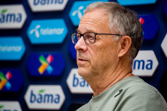 Lars Lagerbäck, head coach of Norway