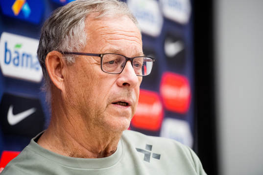 Lars Lagerbäck, head coach of Norway