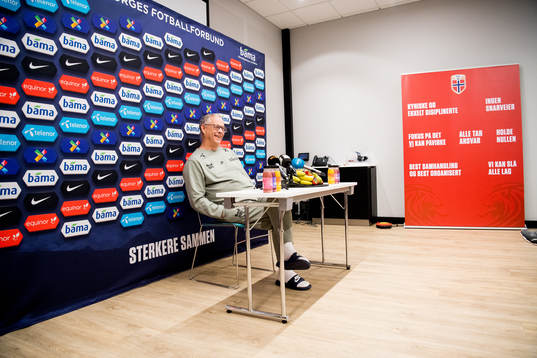 Lars Lagerbäck, head coach of Norway