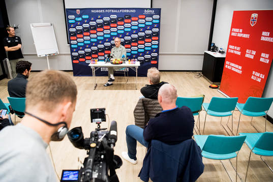 Lars Lagerbäck, head coach of Norway