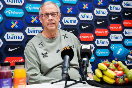 Lars Lagerbäck, head coach of Norway