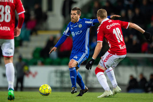 Sundsvalls Juan Jose Ciercoles Sagra och Kalmars Tobias