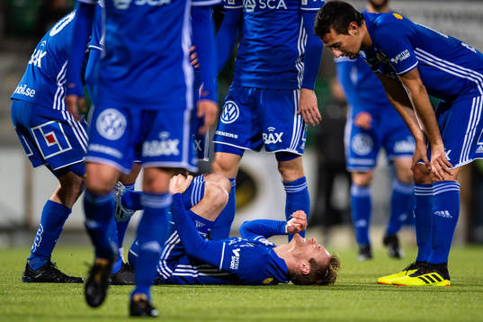 Sundsvalls David Myrestam har ont