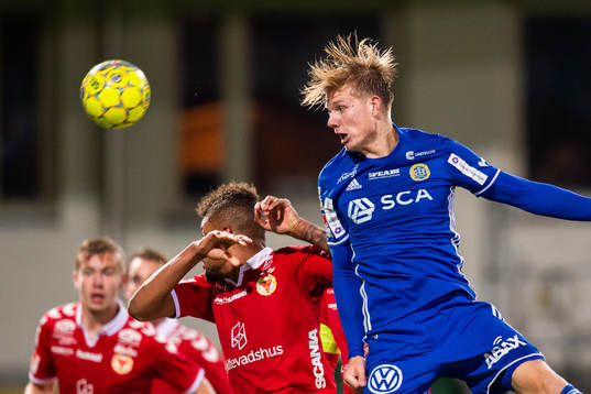 Kalmars Mikael Dyrestam och Sundsvalls Eric Björkander