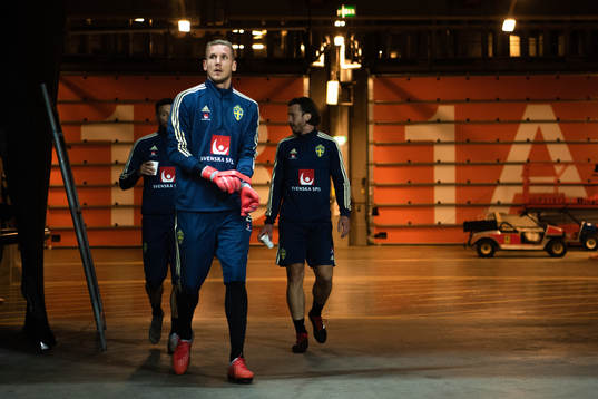 Sveriges målvakt Robin Olsen