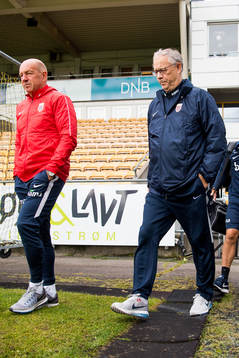 Nils Johan Semb, sports director of Norway, and Lars