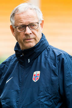 Lars Lagerbäck, head coach of Norway